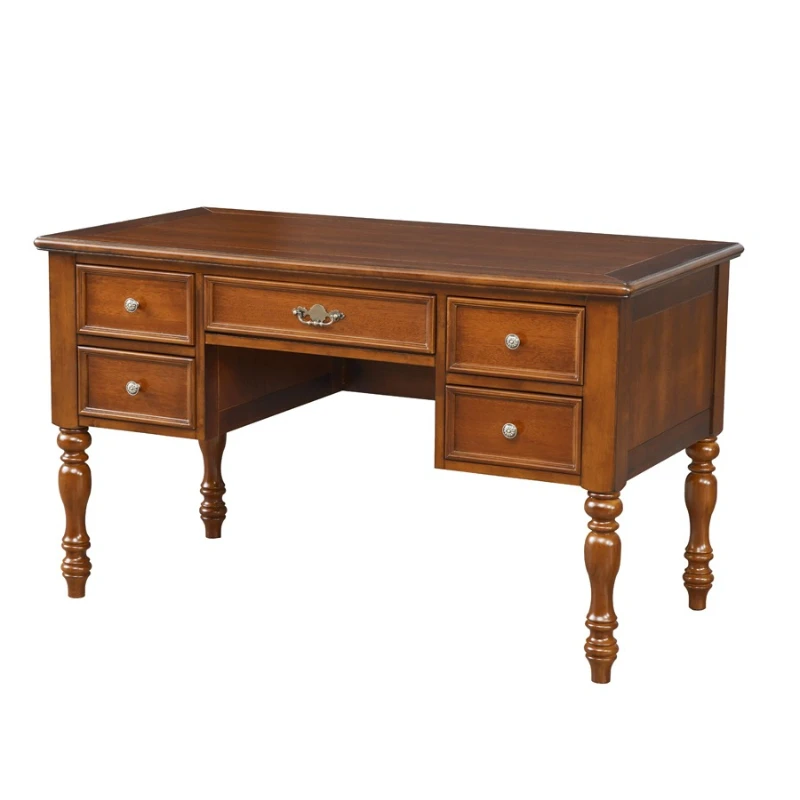 

Study desk, atmospheric desk, storage drawer, walnut writing desk