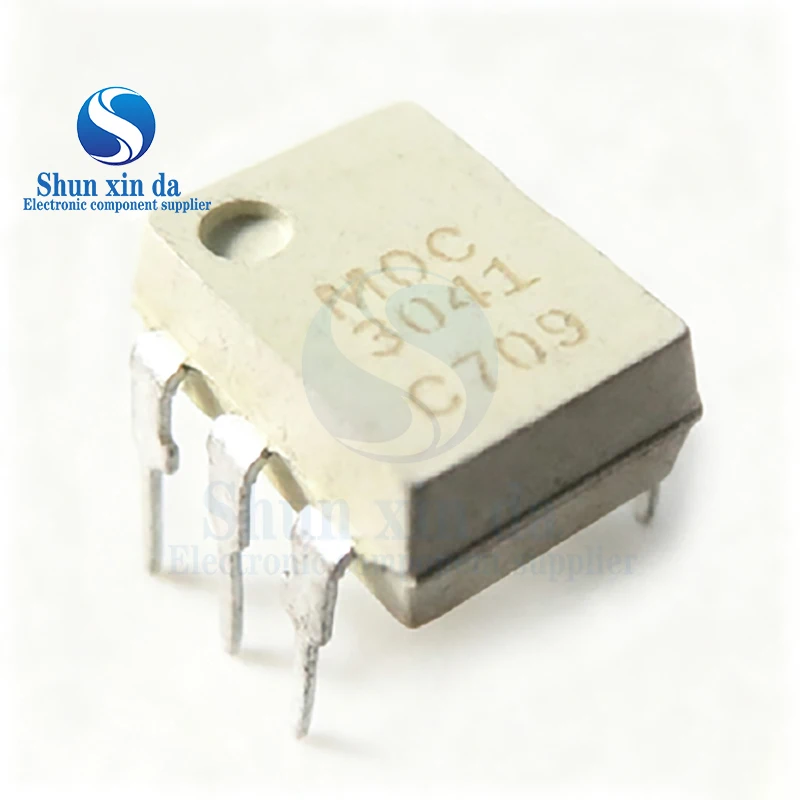 10PCS MOC3041M MOC3041 DIP-6 SMD-6 OPTOISOLATORS TRIAC DRIVERS In Stock