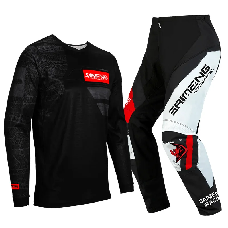 Motocross Jersey Pant Kits child Enduro mx mtb racing boy girl kid Motorcycle Racer Gear Set 5 6 7 8 9 10 11 12 year cross MOTO