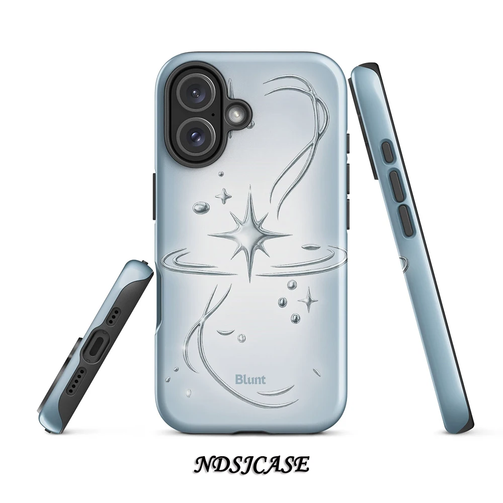 

Fashion Luxury Simple Astrellé Phone Case for iPhone 17 16 15 14 13 12 11 Pro Max Air Plus Luxury Double-layer Back Cover