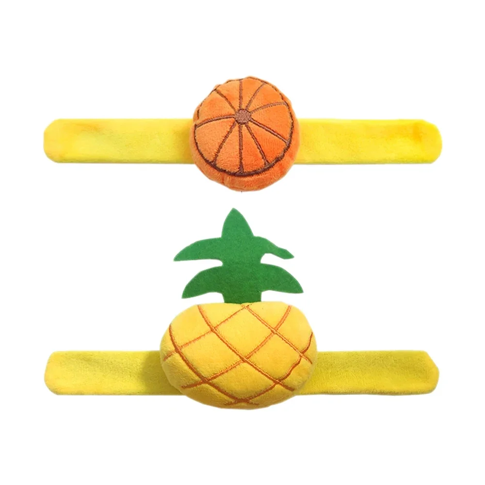 Cute Pineapple/Lemon Pin Cushion Wrist Strap Embroidery Needle Pincushions Pad Sewing Pincushions Needlework Holders DIY Crafts