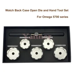 Professional Watch Back Case Open Dies and Hand Tools Set for Omega 5700 Series 508 510 Cal. 8800 Watch Repair Tools