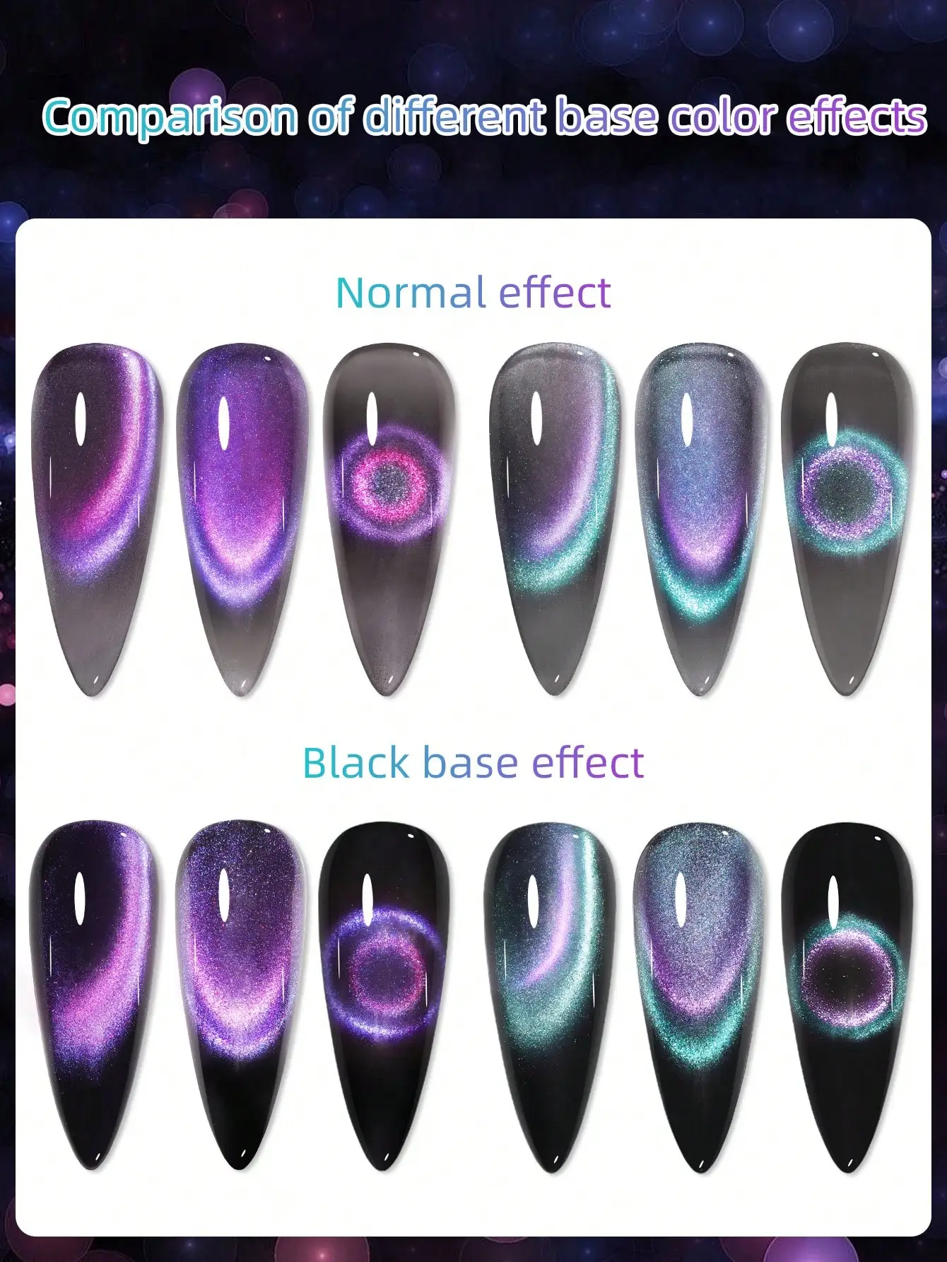 XEIJAYI 2 個キャットアイジェルネイルポリッシュグリッタースパンコールマニキュア取り外し可能な UV ポリッシュネイルアートネイルアートデザインに最適