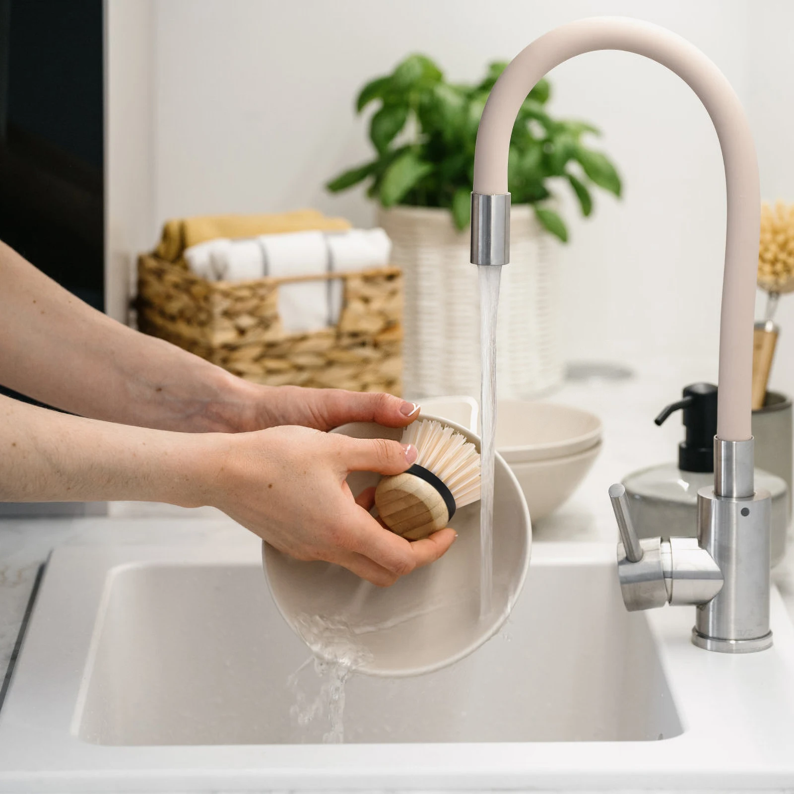 

1pcs Bowl Cleaning Refill Multi-Use Dish Washing Pan Scrub Replacement Efficient Sturdy Easy Replace Kitchen Cleaning