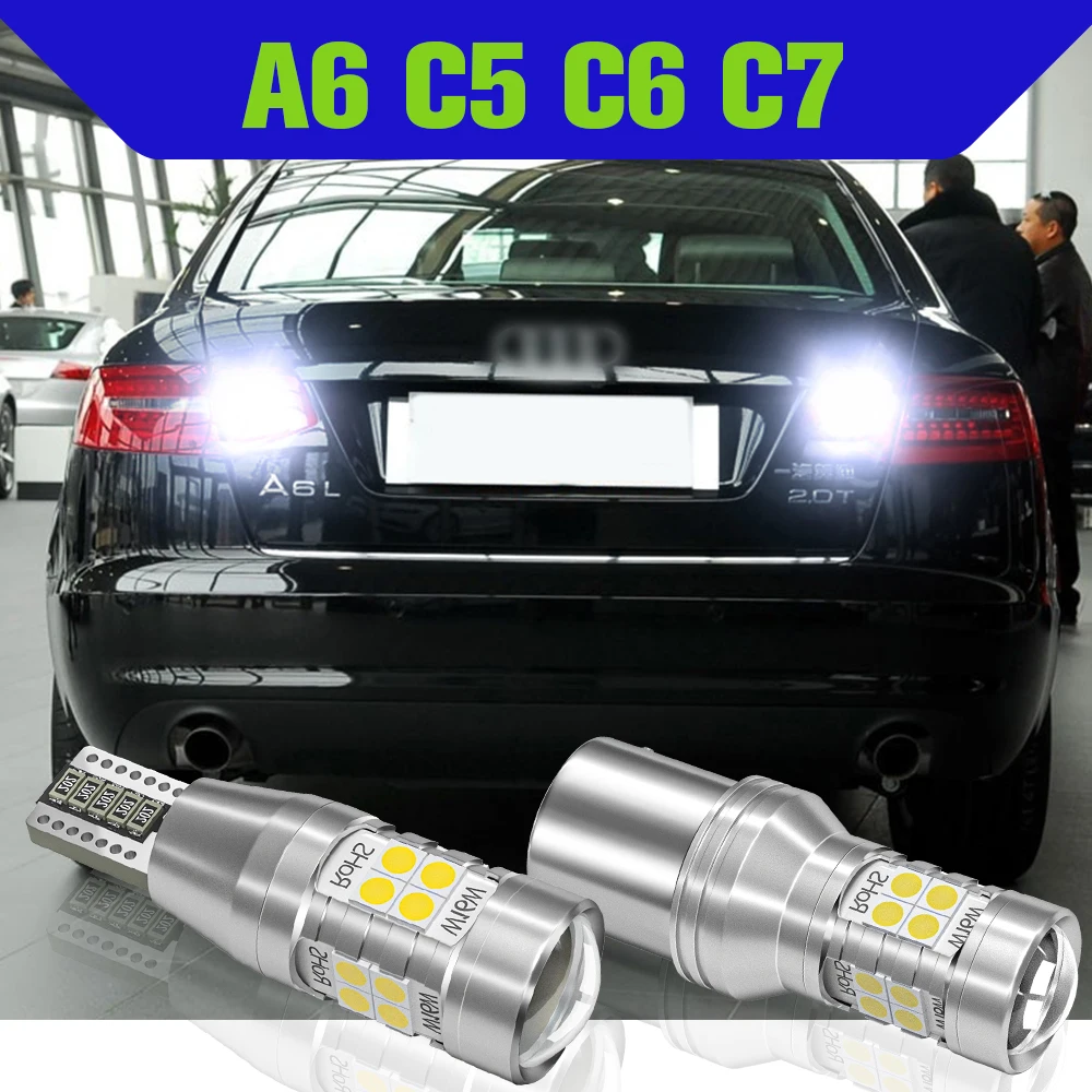

Reverse Light Accessories 2x LED Backup Lamp For Audi A6 C5 C6 C7 1997-2014 2004 2005 2006 2007 2008 2009 2010 2011 2012 2013