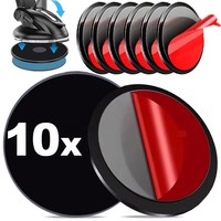 1-10PCS Portable Adhesive Sticky Pad Mounting Disk Double Side Phone Mount Pad Base for Car Dashboard Suction Cup Holder Stands