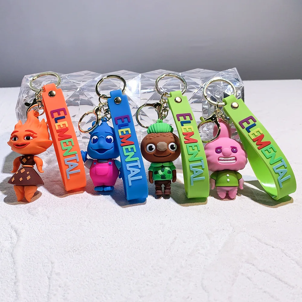 سلسلة مفاتيح شكل مدينة أنيمي مجنون للأطفال ، فيلم لطيف ، دمية ثلاثية الأبعاد ، قلادة حقيبة مدرسية ، زخرفة حلقة مفاتيح سيارة ، هدية لعبة عيد ميلاد #5