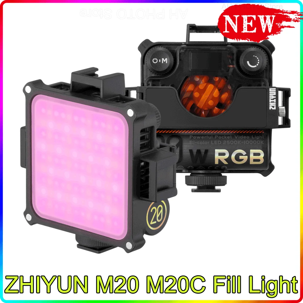 ZHIYUN M20 M20C светодиодные фонари ручной карманный фонарь для фото-и видеосъемки заполняющее освещение для фотографий