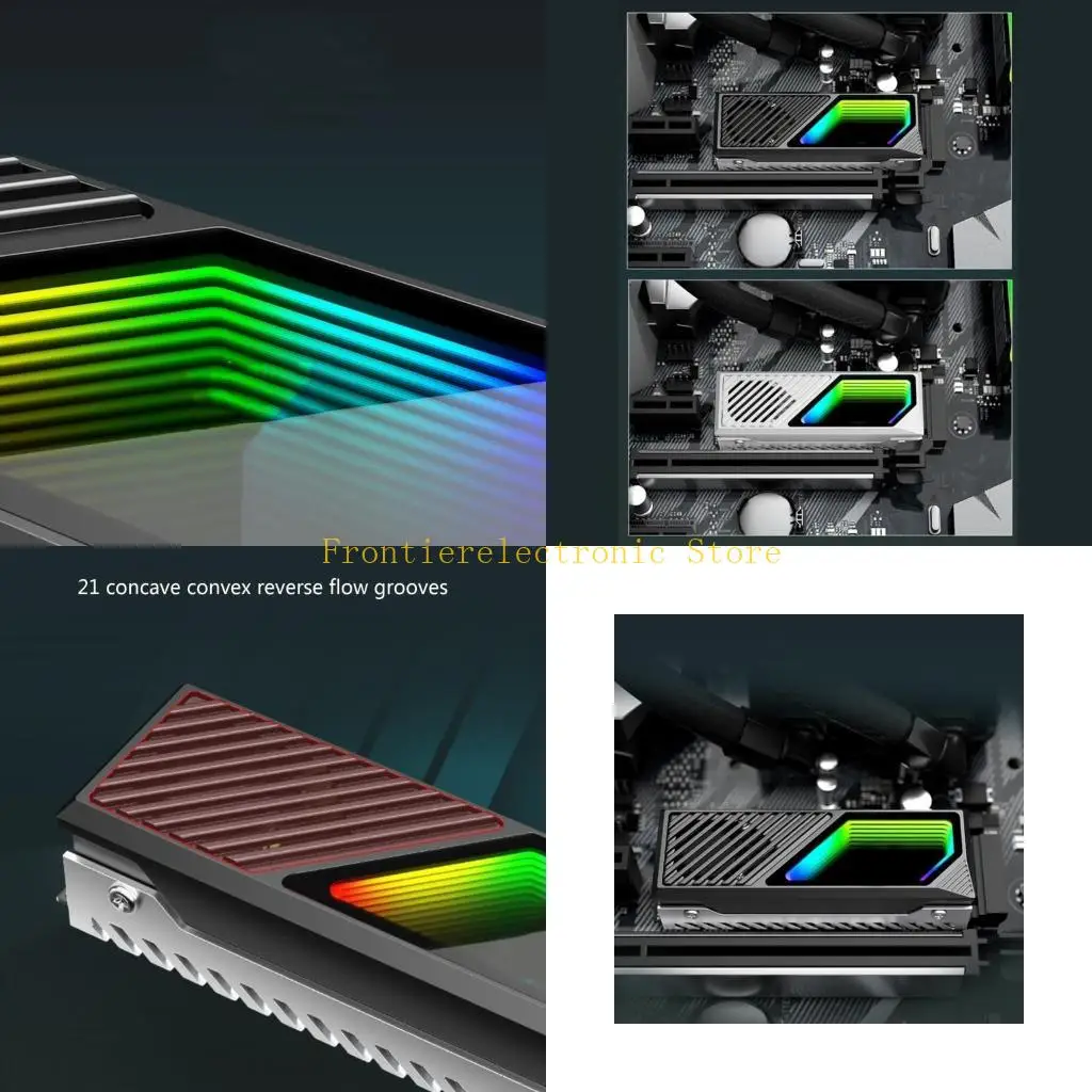 

G8DB M.2 2280 SSDs Metal Heat Sink M.2 2280 States Disk Drive Heat Sink Coolers