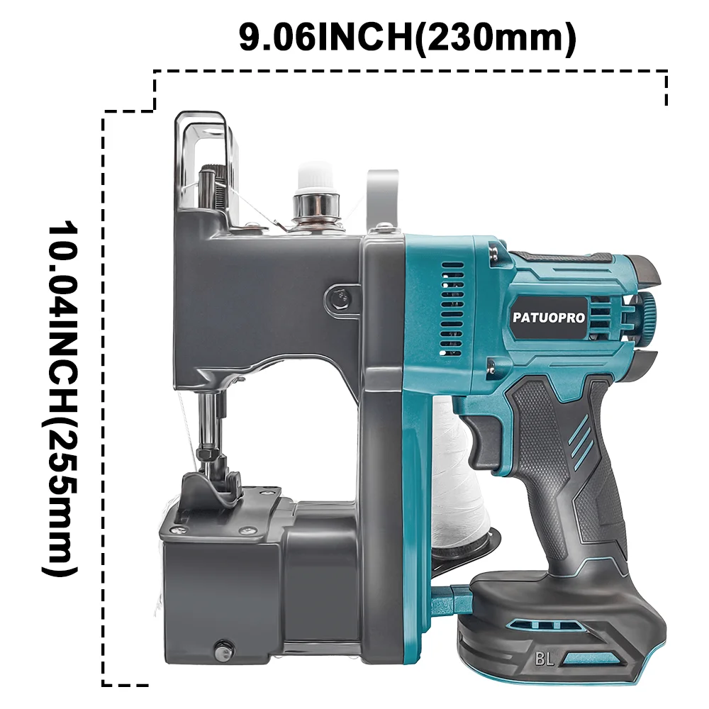 Brushless Cordless Bag Sewing Machine Portable Electric Packaging Device Automatic Line Cutting Packer For Makita 18V Battery