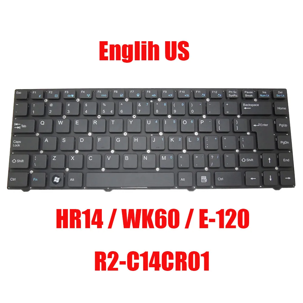 English US Replacement Keyboard For EXO For Smart HR14 WK60 R2-C14CR01 E-120 R2-CN43VX R2-E3145 Black Without Frame New