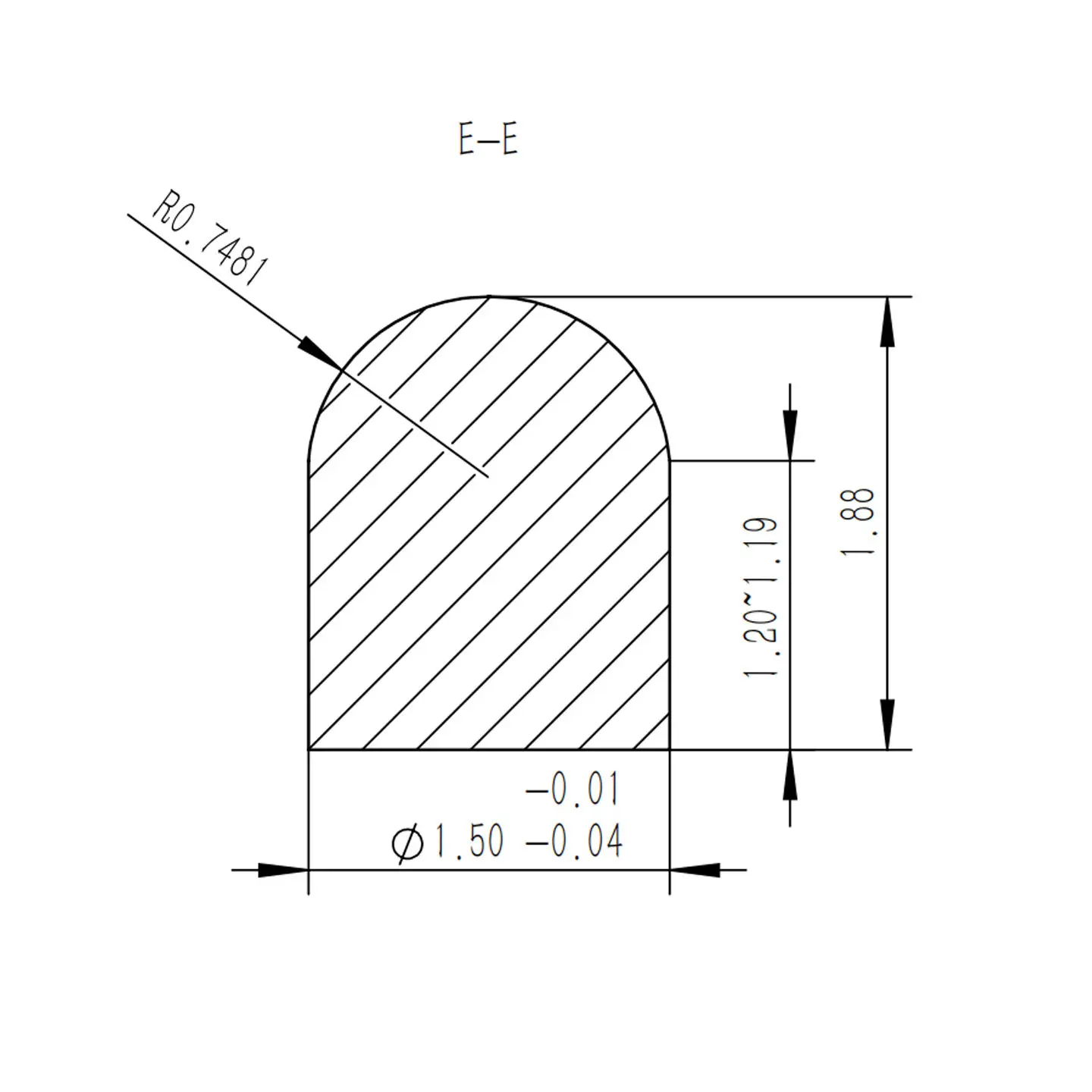 Custom-made 1.5mm diameter JGS1 quartz frosted diffuse miniature lens for uniform light diffusion