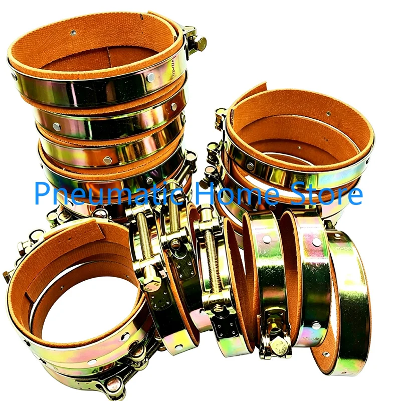 1 Piece Excavator Clamps T Bolt Exhaust Pipe Clip Sealing For Heavy Duty Hose Clamps 367-8468 Bucket Wear-Resistant Dust Ring