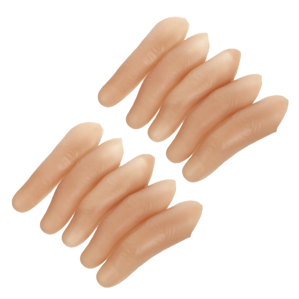 

Halloween Decoration Fake Index Finger Props with Movable Fingers Trick Articulated