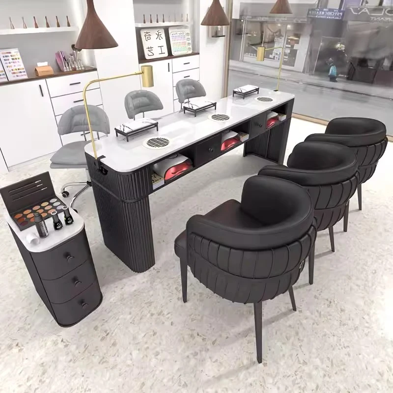 

Скандинавские креативные маникюрные столы, современные минималистичные мраморные маникюрные столы с пылесосом, мебель для маникюрного салона FYNT