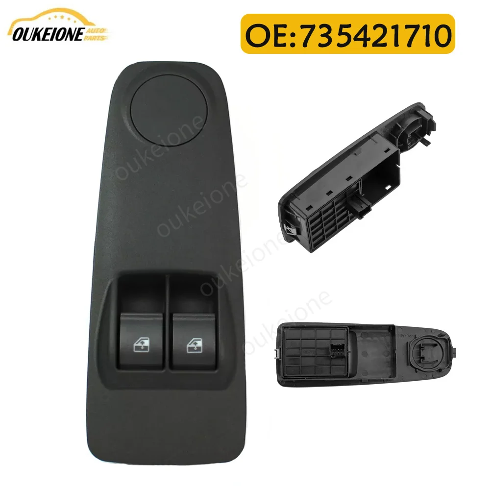 735421710 Electric Window Switch Glass Regulator Button Front Left Driver Side for Ducato Boxer Jumper Car Replacement Parts