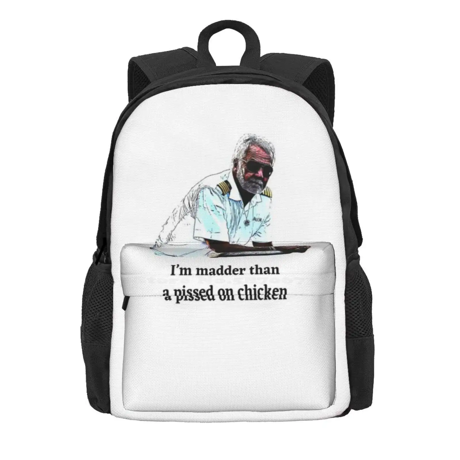 Captain Lee Quote Hot Sale Schoolbag Backpack Fashion Bags Captain Lee Below Deck Med Captain Sandy Bravo Tv 90Day Fiance