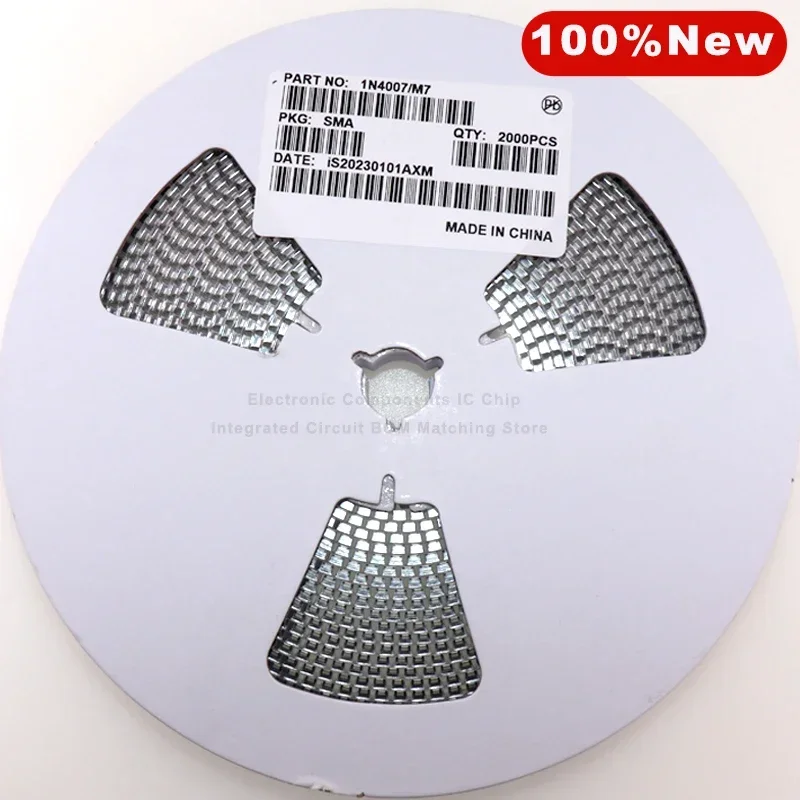 1000PCS/Lot 1N4007 M7 IN4007 1A 1KV 1000V SMA SMD Rectifier Diode