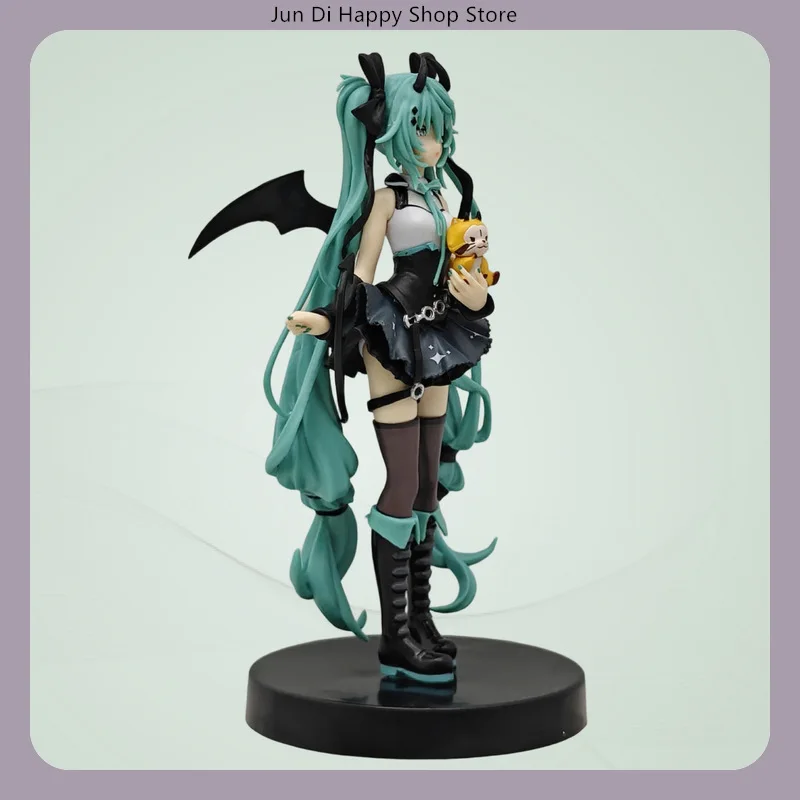 ฟิกเกอร์อนิเมะมิคุ ลิตเติ้ลเดวิล ขนาด 19 ซม. ท่าทางยืน ของสะสม ตกแต่งโต๊ะทำงาน ของเล่น ของขวัญสำหรับแฟนๆ