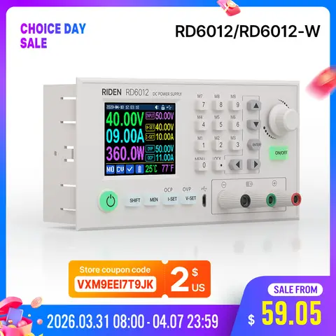 60V 12A USB WiFi Power Supply RD