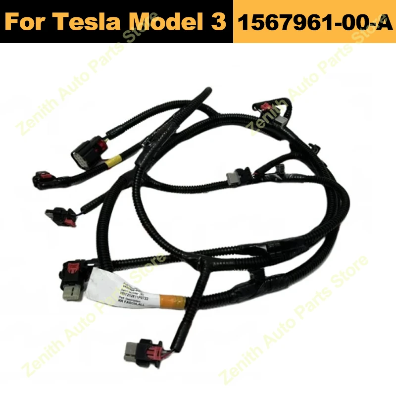 

1567961-00-A For Tesla Model 3 Car Gantry Radiator Bracket Wiring Harness Front Radiator Bracket Fan Accessories Auto Parts