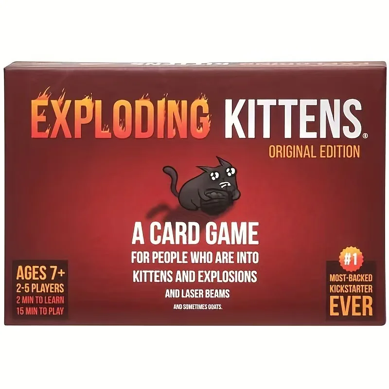 Explosive Kittens: A card game about kittens, explosions, and sometimes goats,