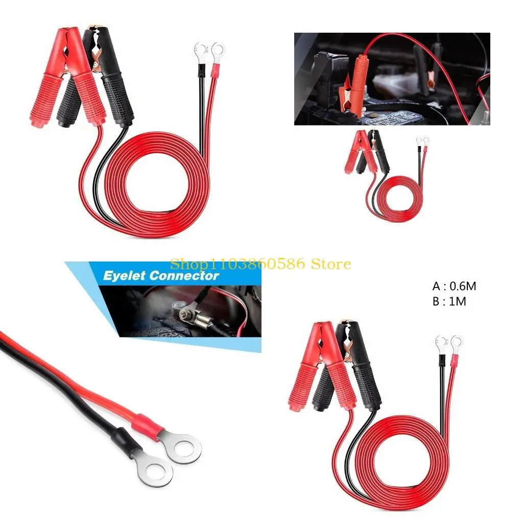 242A 30A Battery for Crocodile Clip Connector Extension Cable Quick Release Adapter Disconnect for Car Motorcy