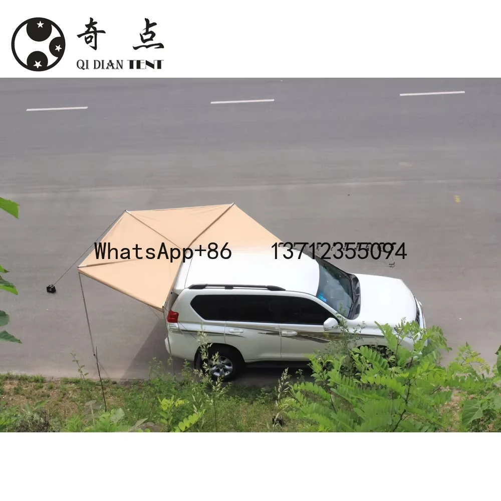 Vehicle Roof Top Tent Sector Awning 270 Degree Car Camping Tent Touring Fox Wing Tent