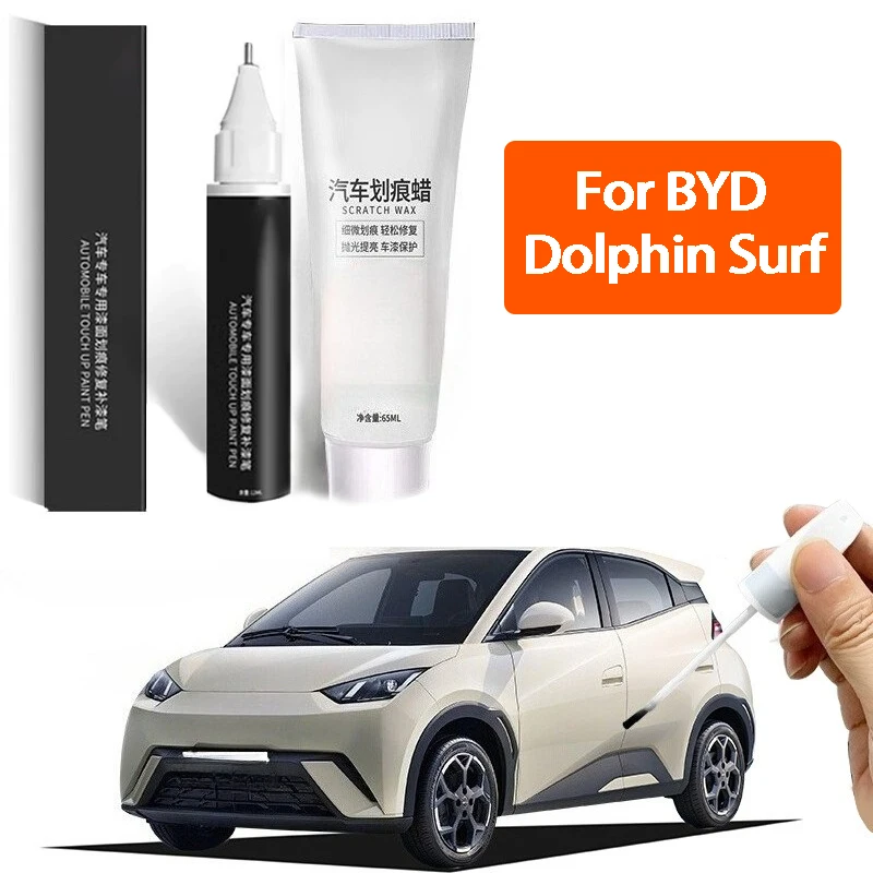 For BYD Dolphin Surf Car Paint Repair Pen Original Paint Repair Varnish Pen Scratch Cream Finish Repair Set