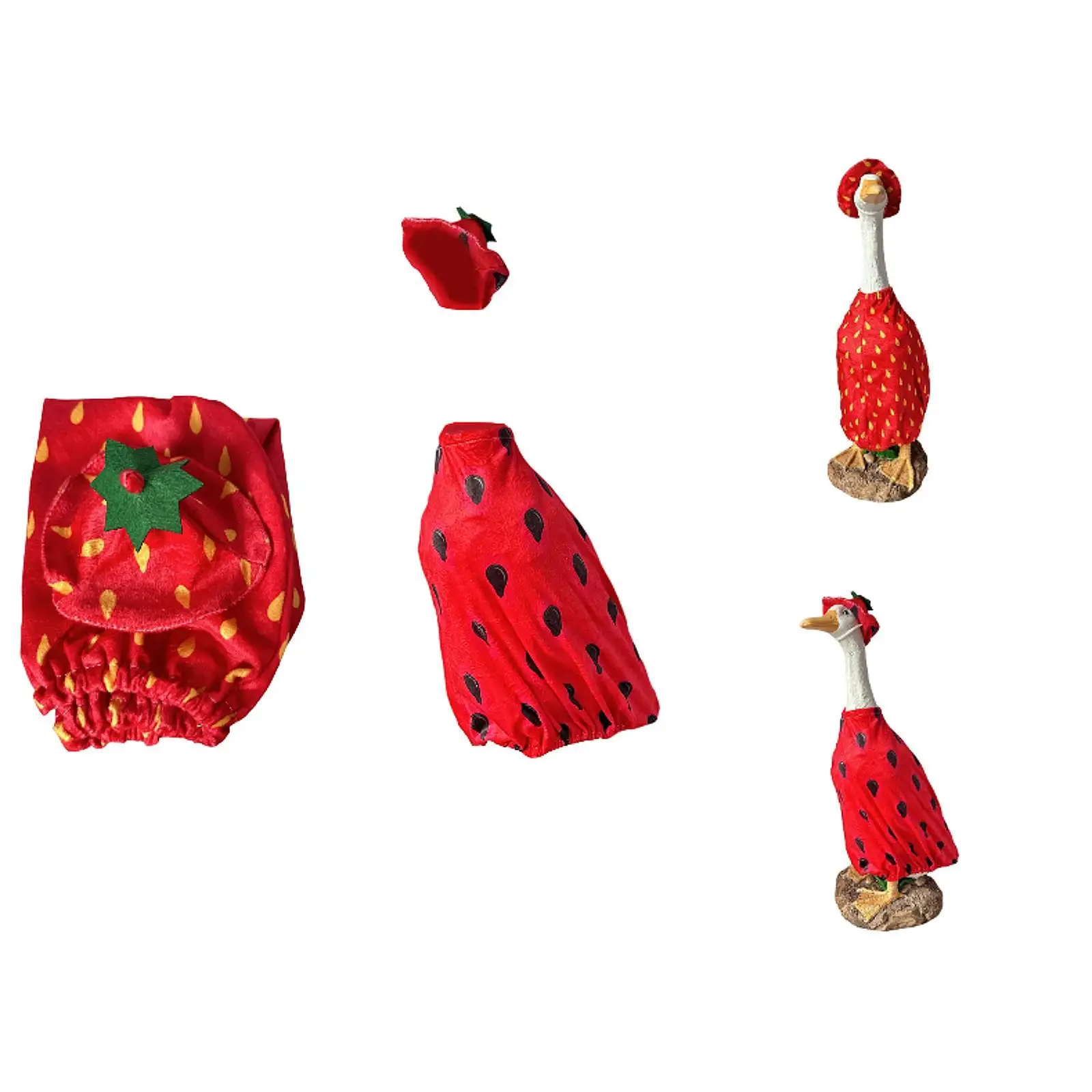 

Комплект одежды «Красный гусь», креативный дизайн, садовый декоративный костюм статуи двора