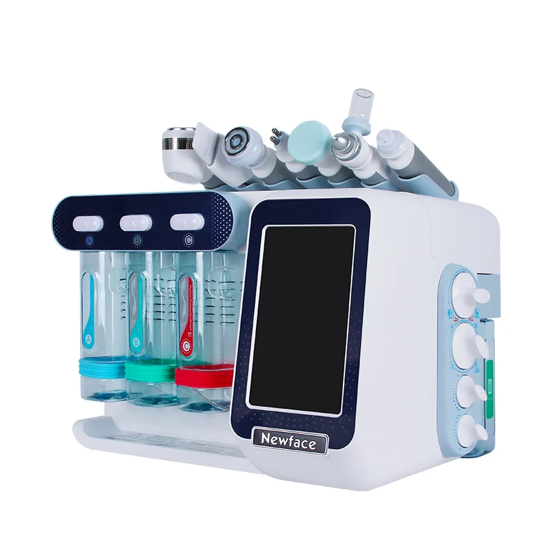 Beauty  Spa Equipment 7 in 1 Skin Rejuvenation Wrinkle Removing   Aqua Dermabrasion Peeling Machine Oxygen Jet