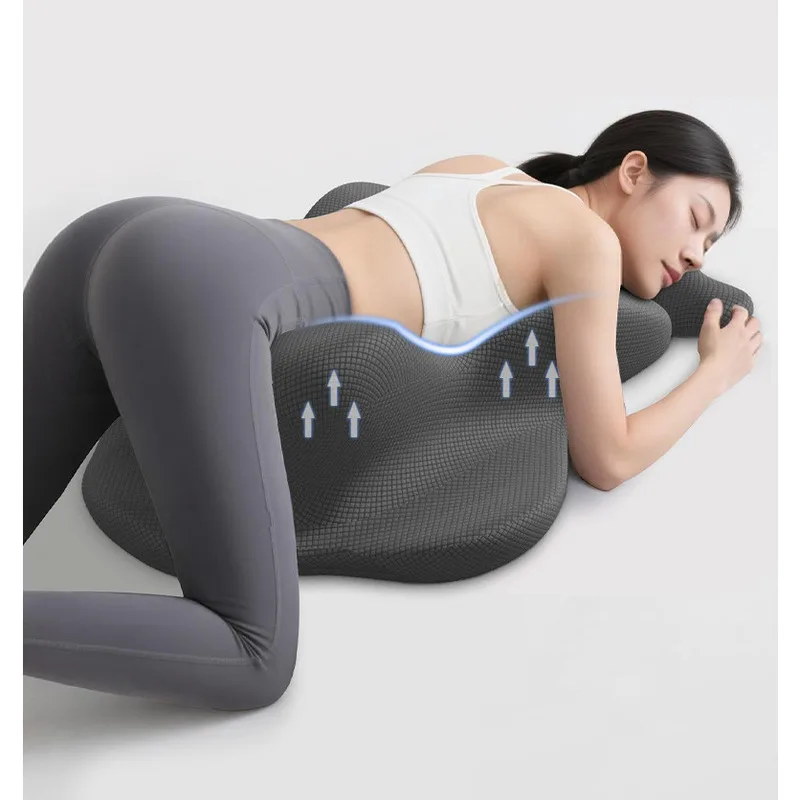 Multifunctional Pillow For  High Prone Sleeping Waist Support Lying Pillow  Bed Pillow Comfortable Couple's ual pillow