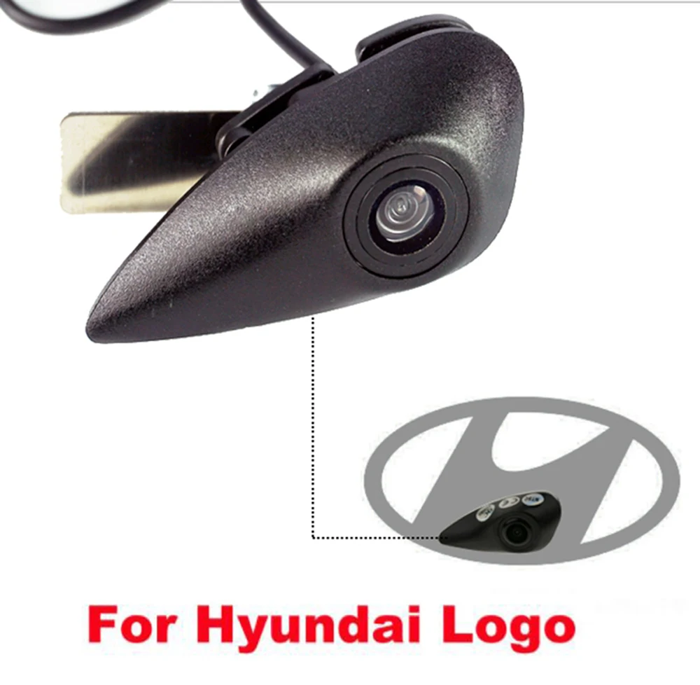 

For Hyundai IX35 Accent Azera Elantra Genesis I20 I30 I40 I45 Santa Fe Sonata Tucson car front view logo camera