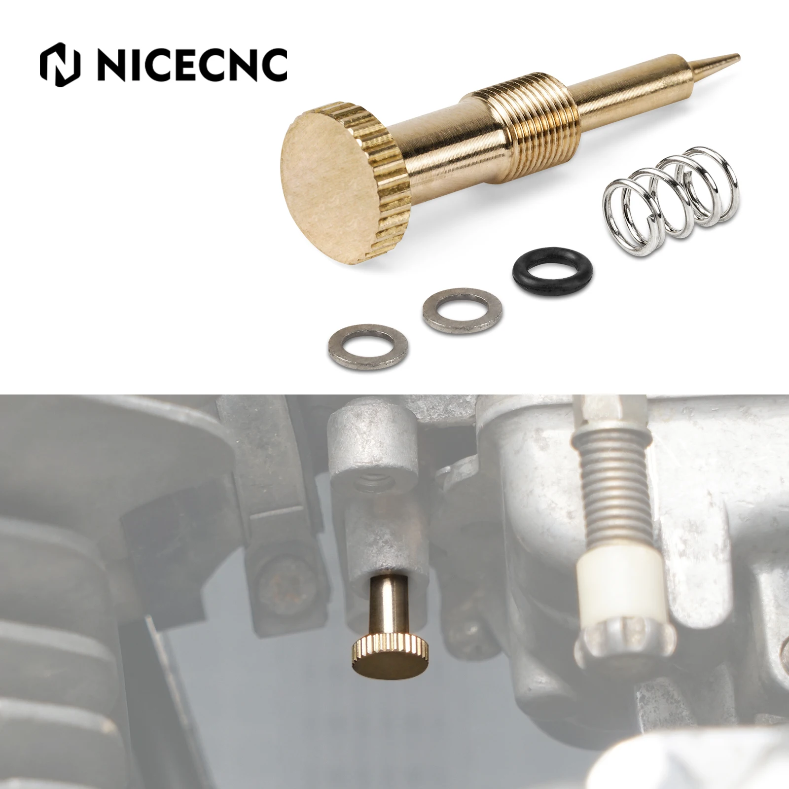 For Suzuki DR650S DR650SE 1996-2024 Carburetor Pilot Air Fuel Mixture Screw DR650S/SE DR 650 S DR 650 SE DR650 S DR650 SE