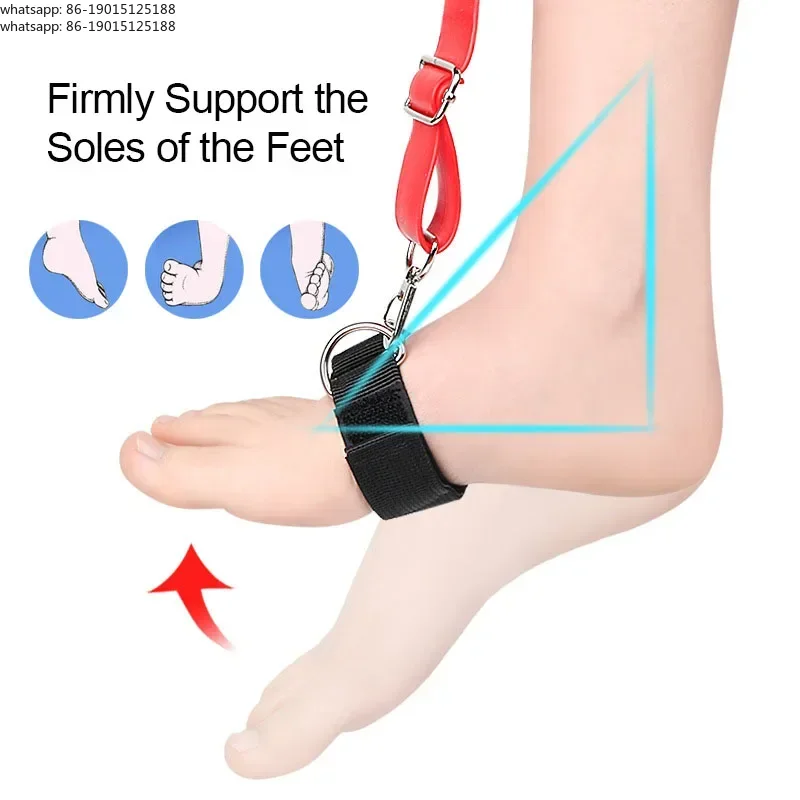 Adjustable Foot Support AFO Foot Drop Brace for Walking With Shoes Ankle Orthosis Support for Hemiplegia Stroke
