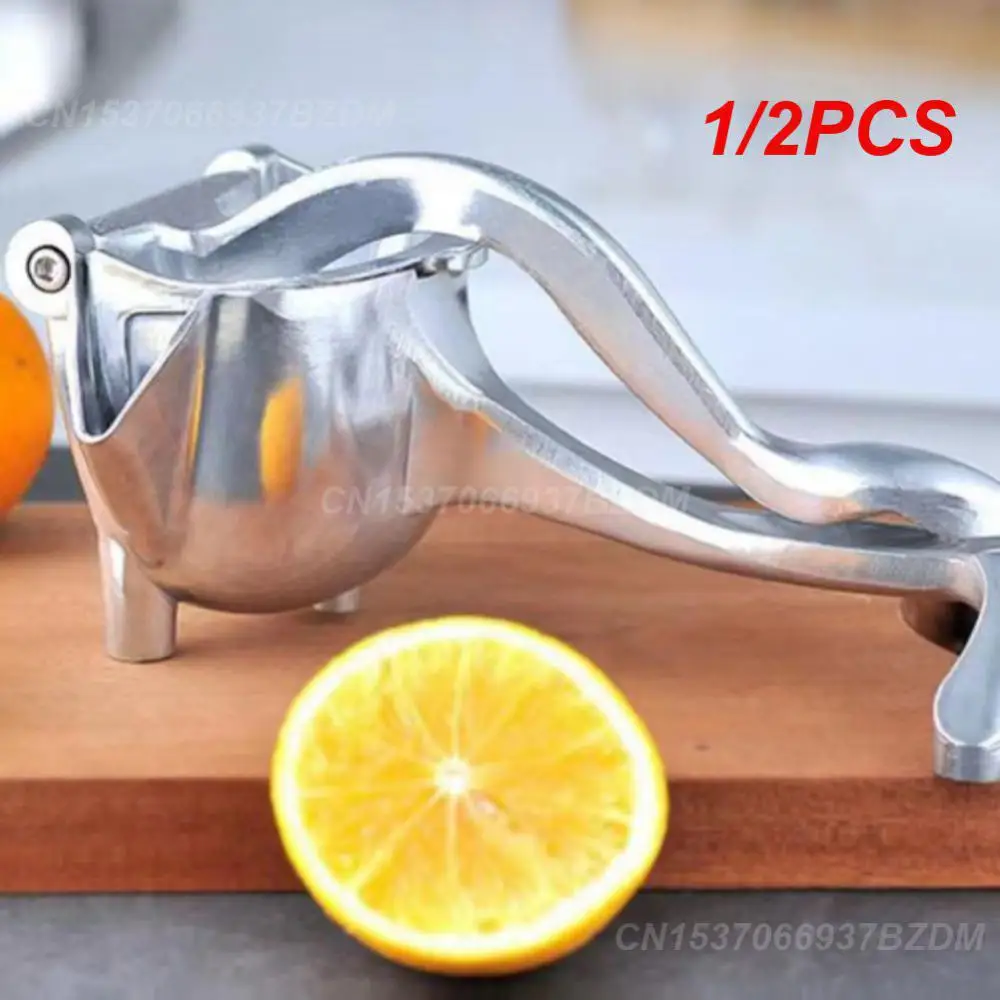 1/2PCS Manual Juice Squeezer Aluminum Alloy Hand Pressure Juicer Pomegranate Orange Lemon Sugar Cane Juice Kitchen Bar Fruit