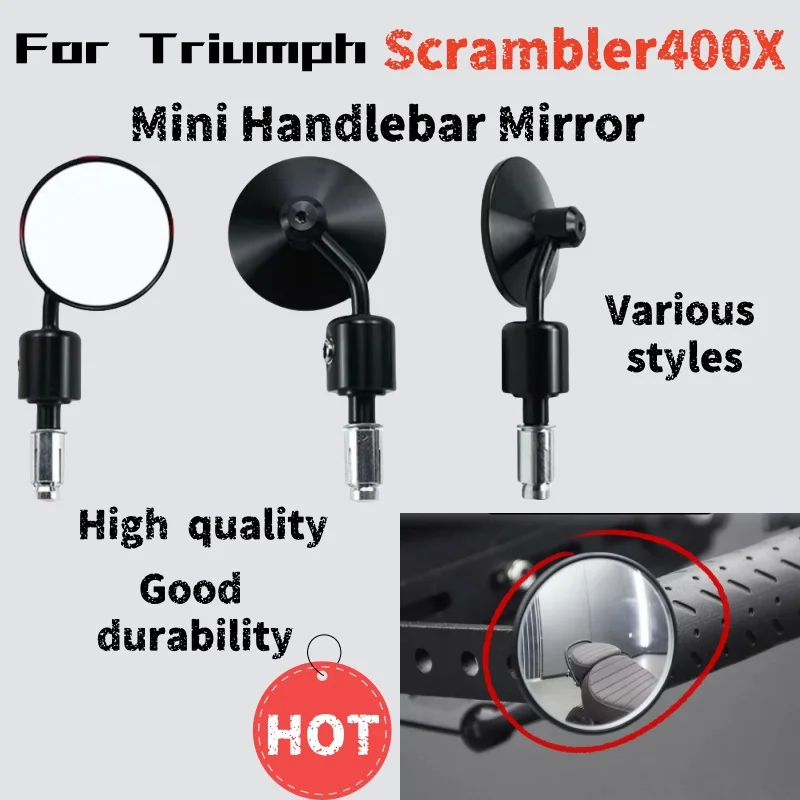 

For Triumph Scrambler400X mini handlebar rearview mirror universal handlebar mirror modification accessories
