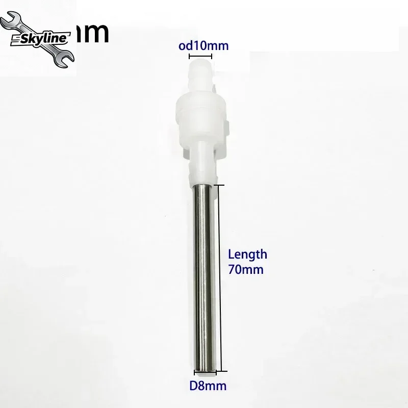 Drip Proof Extended Filling Nozzles, Plastic Check Valve Adapters 4mm/6mm/8mm/10mm/12mm for Filling Machine