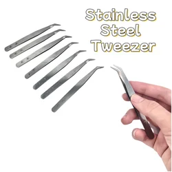 ESD Anti-Static Stainless Steel Tweezers Set Maintenance Repair Tool Kit Anti Static Model Making Tool Hand Tool Set Twezers Set