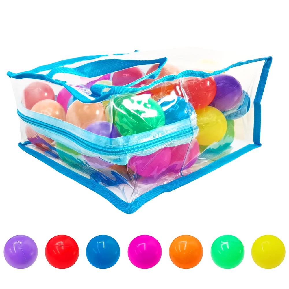 

200pcs Children Toys Ocean Ball Pits 5.5cm Outdoor Colorful Soft Water Pool Ocean Wave Ball Silent Basketball Toys For Kids Gift