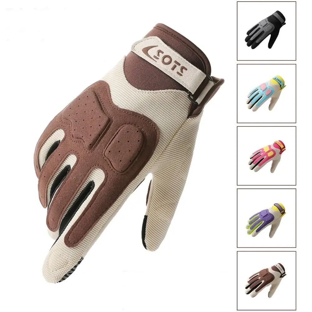 

Full Finger Outdoor Sports Gloves Wear-resistant Non-slip Cycling Gloves Shock-absorbing Breathable Motorcycle Gloves Man