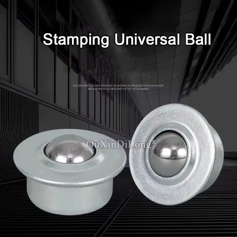 HOT 10PCS 304 Stainless Steel/Bearing Steel/Nylon Ball Universal Ball Bearing Transfer Unit Conveyor Rollers Bull Eye Wheels