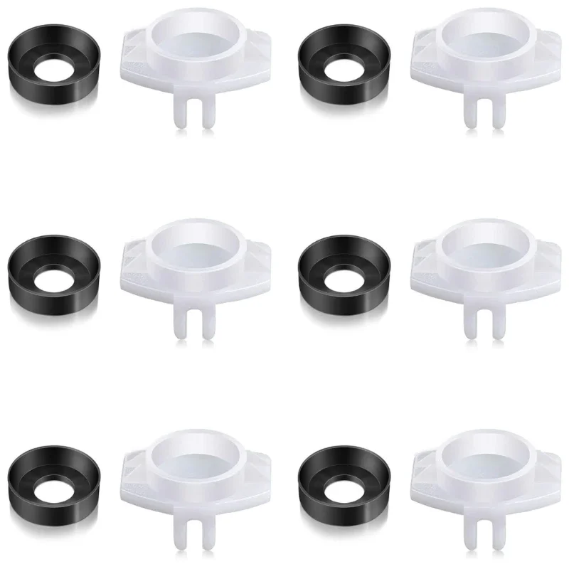 Bathtubs Spouts Diverter Repair Set Leakproof Fix Replacement Parts Portable Accessory for Shower Faucet Use 6pcs Y5GB