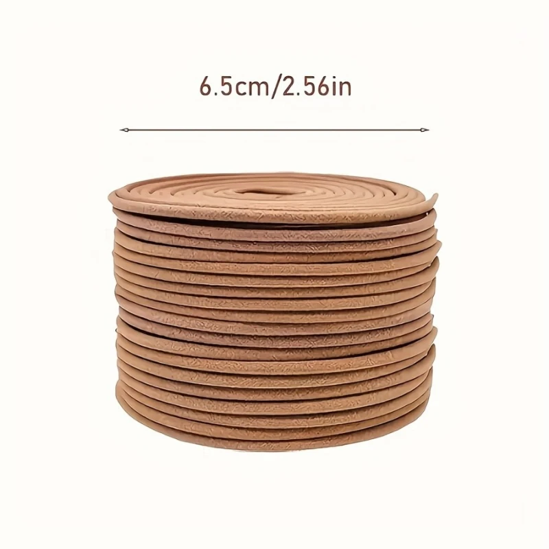 6.5cm Coffee Incense Coil Household Dining Room Study Room Yoga Relaxes Spirit Enhances Fragrance Prolongs Fragrance Retention
