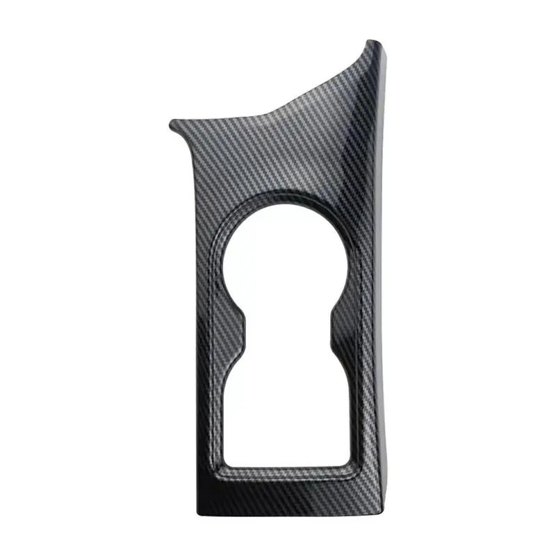 A96E-Car Water Cup Holder Cover Sticker Trim For Isuzu D-Max Dmax 2021 2022 2023 LHD Central Carbon Fiber Accessories