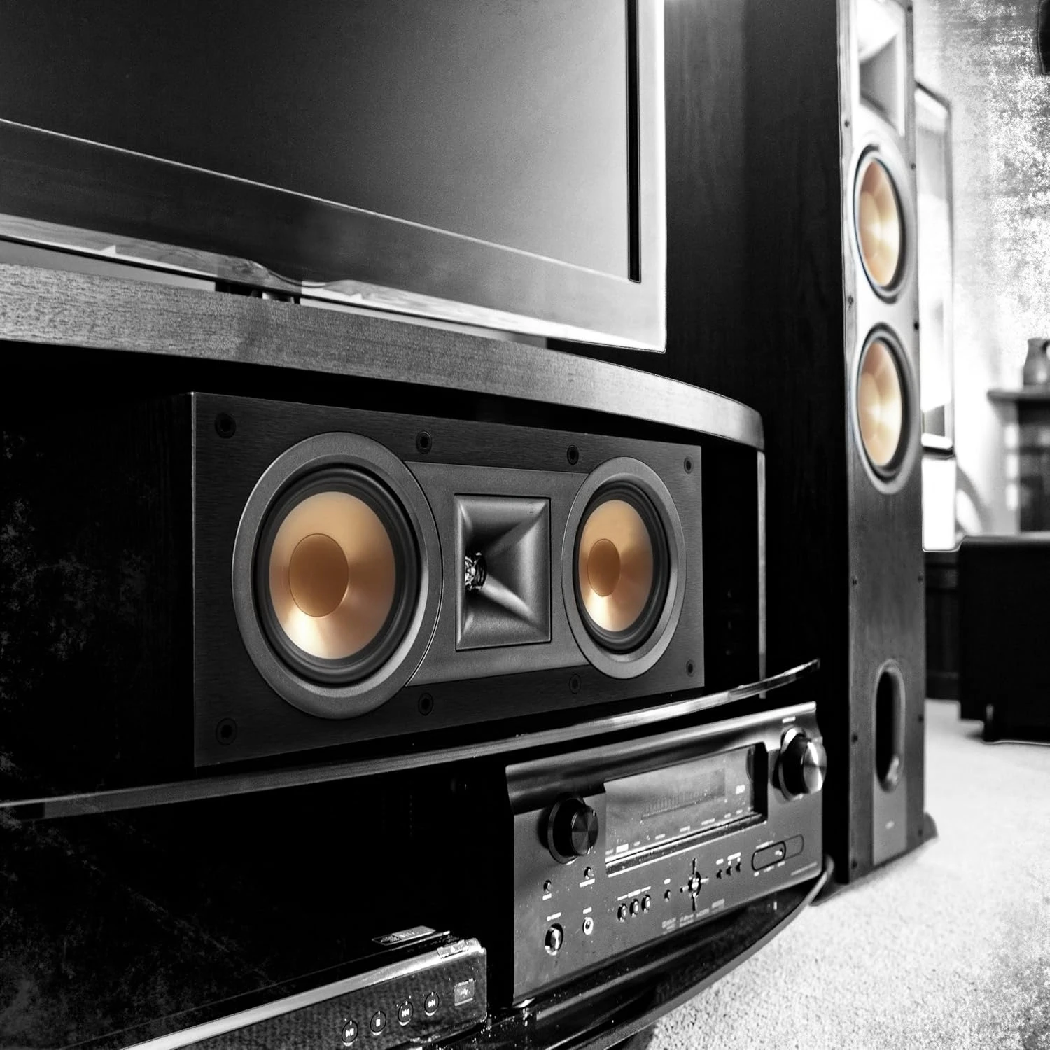 مرجع R-25C مرجع مكبر صوت قناة مركزية ثنائي الاتجاه، قوة ذروة 400 وات · مبيعات المصنع مباشرة #1