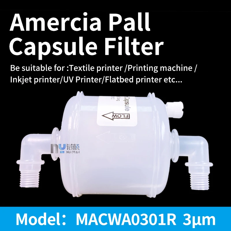 1PCS MACWA0301R PALL UV Ink Filter PALL MACWA0301R 3um For DTF printer Pall Filter Digital Printing Ink Filter
