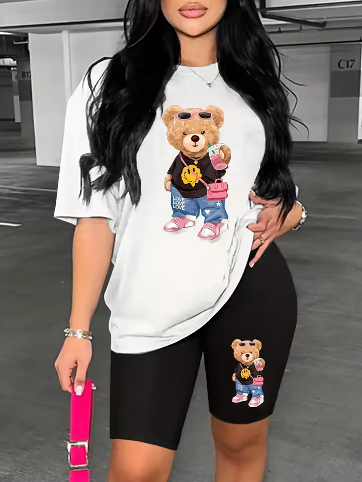 T-shirt Shorts Two-piece Set