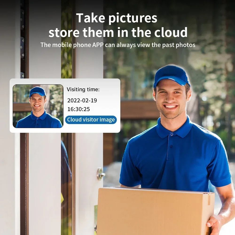 TNCE Tuya WiFi Doorbell With Camera Wireless Video Doorbell WIFI HD Outdoor Phone Door Bell Camera Security Video Intercom