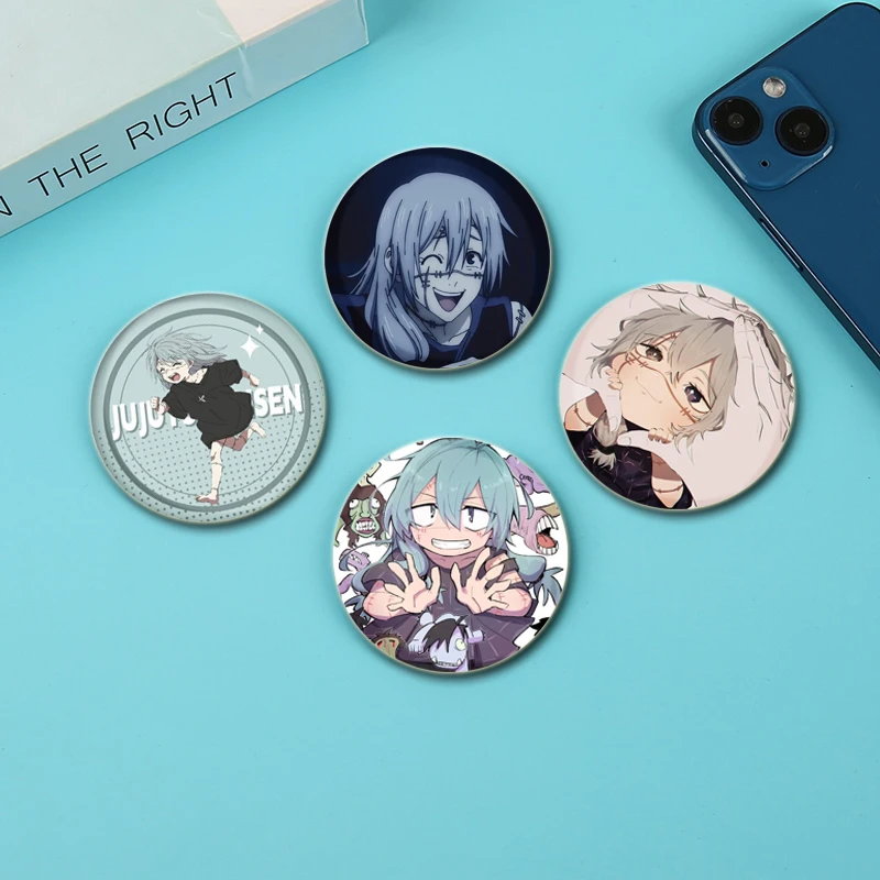 Mahito Anime Figure Badge Cartoon Comic Horror Brooches Handmade Exquisite Enamel Pins for Clothes Accessories Jewelry Backpack